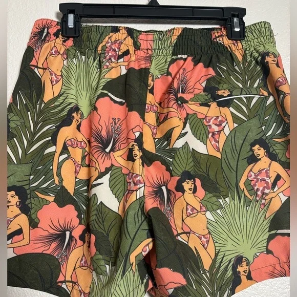 DuVin Design Beach Babes Tropical Print Swim Shorts, Novelty, Quick Dry Fabric. - Picture 11 of 15